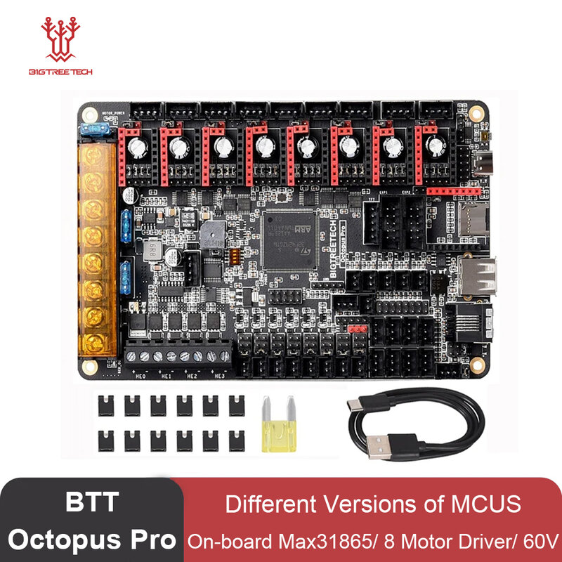 لوحة أجزاء طابعة ثلاثية الأبعاد من BIGTREETECH طراز BTT Octopus Pro V1.0 لوحة TMC5160 Pro TMC2209 for اندر 3 V2 Pro Vs SKR 2 العنكبوت V1.1