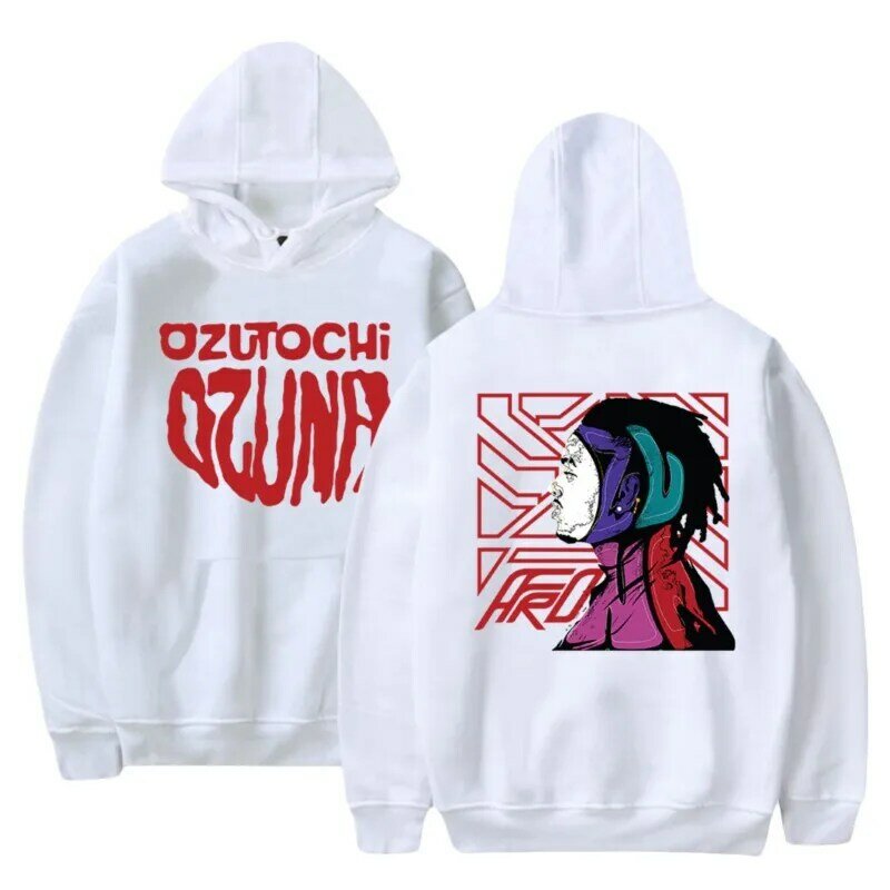 ألبوم Ozuna Ozutochi للجانبين بهودي ، أزياء شتوية كاجوال ، سويت شيرت بأكمام طويلة ، ملابس شارع بهودي للرجال والنساء