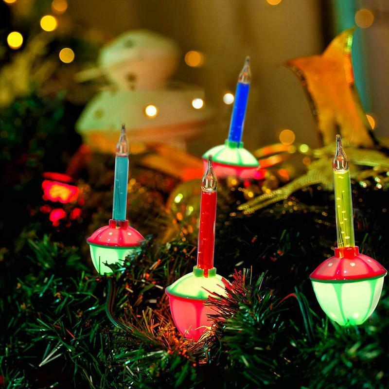 متعدد الألوان عيد الميلاد فقاعة مصابيح كهربائية ، متعدد الألوان أضواء مجموعة ، أداة المنزل
