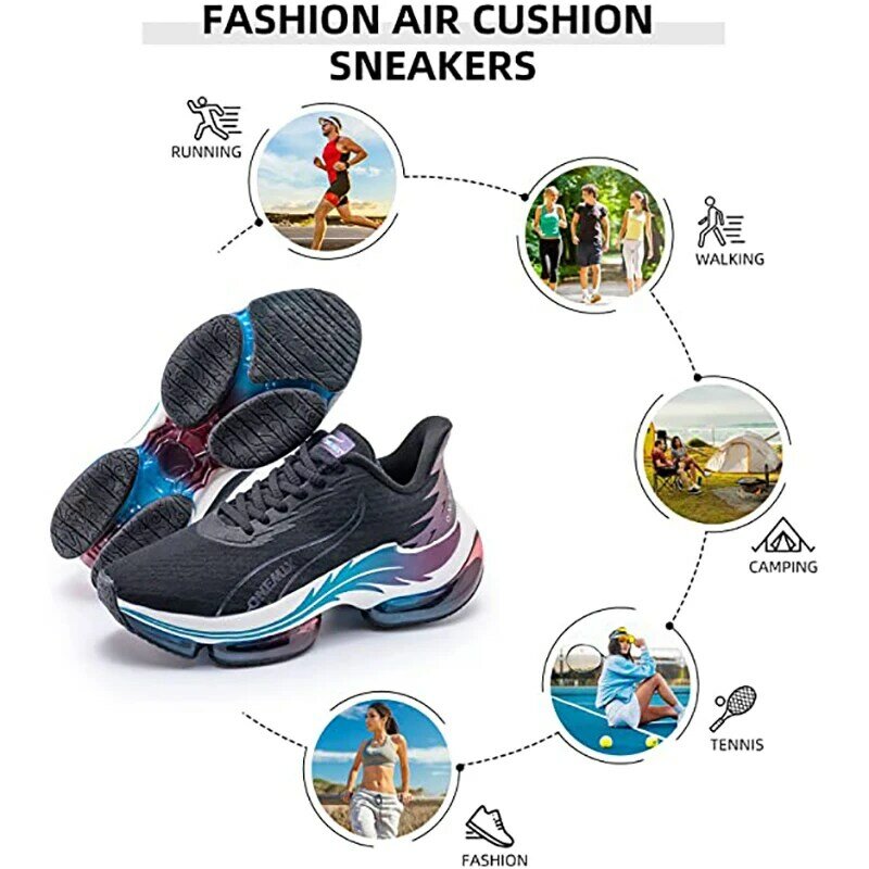 حذاء ركض موضة 2023 من ONEMIX للرجال مزود بوسادة هوائية حذاء رياضي للزوجين للمدربين حذاء رياضي للركض أحذية رياضية للمشي في الهواء الطلق للنساء