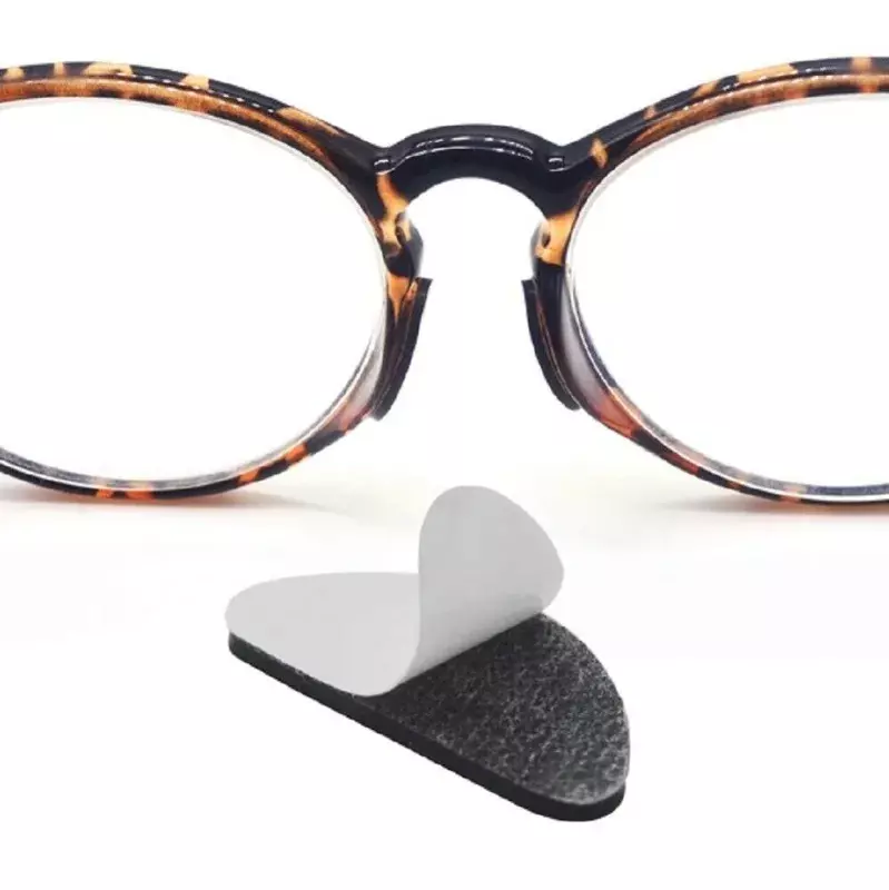 مكافحة زلة نظارات منصات الأنف ، غير مرئية لينة سيليكون منصات الأنف ، ذاتية اللصق نظارات حامل ملصق ، اكسسوارات النظارات