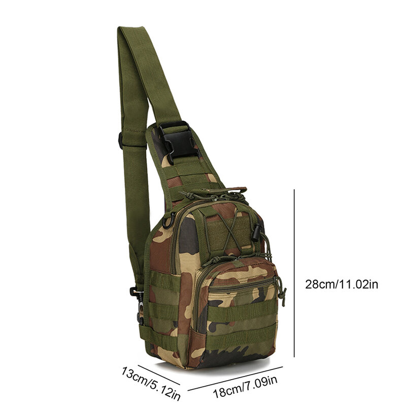 600D أكسفورد حقيبة الكتف مقاوم للماء EDC مولي فاني حزمة العسكرية التكتيكية على ظهره متعددة جيب سستة حقيبة الصدر للخارجية