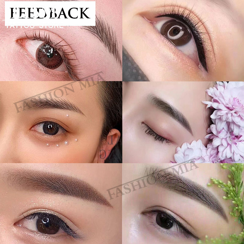 Microblading إبرة شفرات فليكس U 12 14 16 18Pin 0.16 مللي متر الحاجب منحني شكل الشفاه شفرة Microshading تجميل دائم دليل القلم