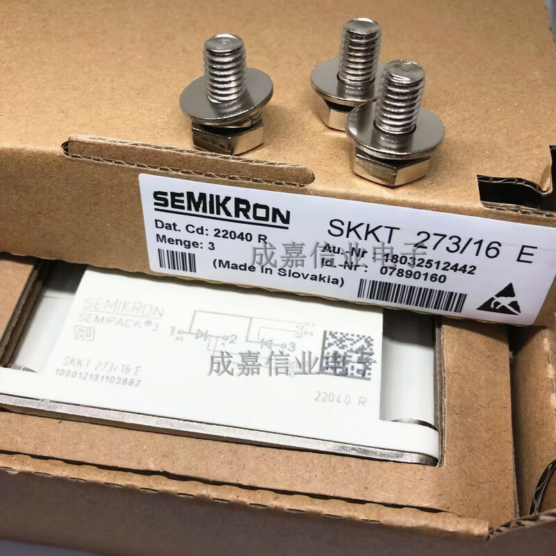 1 قطعة/الوحدة SKKT273/16E SKKT273 الثايرستور وحدة IGBT 1600 فولت العلامة التجارية الجديدة أصيلة