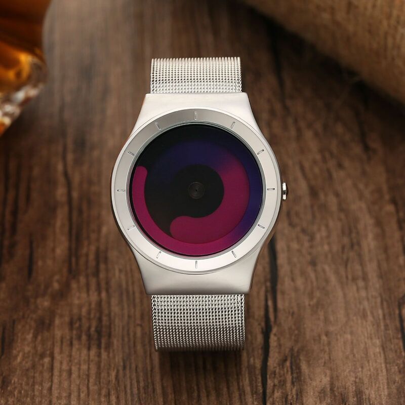 Gorben الإبداعية اللون الدورية الطلب ساعة رجالية خاصة لا مؤشر تصميم الاتجاه تنوعا ساعة رجالية ساعة هدية 2022 جديد QP017