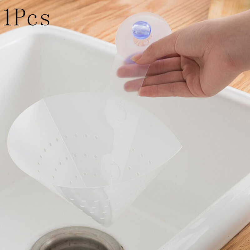 42x17CM Garbage Plug Protector Filter Screen 1Pcs Anti Blocking Leachate Filter Folding Type Wall Suction Kitchen Accessories