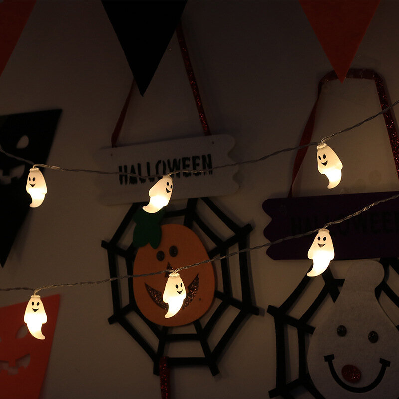 سلسلة مصباح Led ، اليقطين ، شبح ، العين ، الجمجمة ، البطارية ، للمهرجان ، سلسلة هالوين