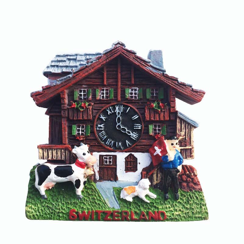 أوروبا سويسرا Lucerne المغناطيس التذكارية السياحية الثلاجة ملصقات المغناطيسي هدايا السفر