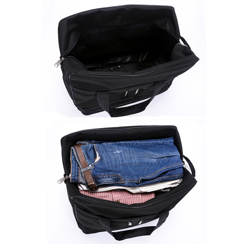 كبيرة السعة المحمولة حقيبة سفر المتداول الأمتعة يمكن توسيع الطيران فحص حقيبة المحمول المتداول على ظهره أكسفورد حقيبة ملابس