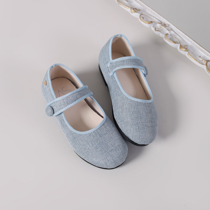 جديد 2023 أحذية أطفال ربيعية أحذية الأميرة للأطفال البنات أحذية جميلة كراميل للأطفال أحذية باليه بدون كعب أحذية أنيقة ماري جين