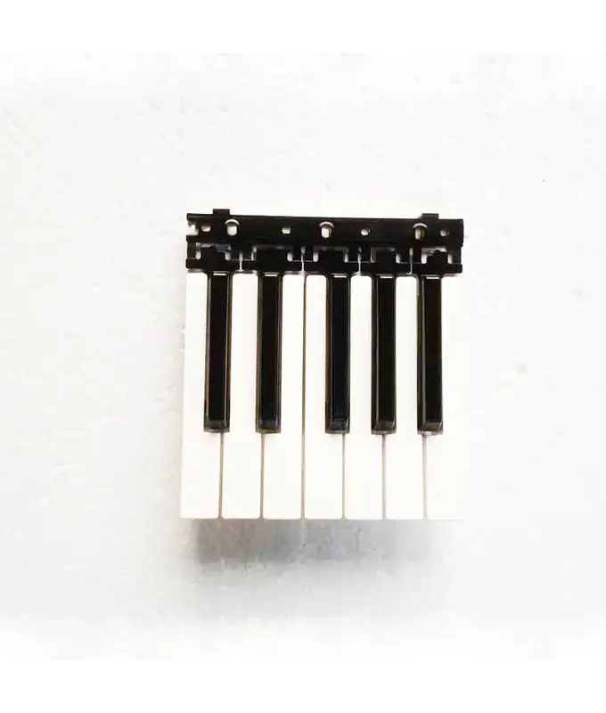 قطع غيار لوحة مفاتيح بديلة لياماها ومفاتيح بيضاء وسوداء ، من من من من من من من من من من نوع X X 25 KX49 KX61 و MM6 و MX49 و MX61