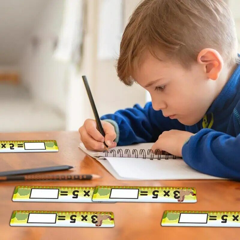 جدول الضرب بطاقات التعلم للأطفال ، بطاقات فلاش مزدوجة الوجهين ، البطاقات التعليمية القابلة لإعادة الاستخدام الرياضيات ، 88 قطعة