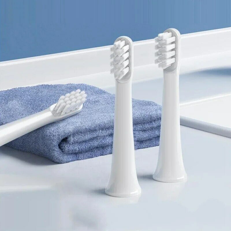 6 قطعة استبدال رؤساء فرشاة الأسنان شاومي Mijia T100 الذكية فرشاة الأسنان الكهربائية مقاوم للماء تنظيف تبييض صحية