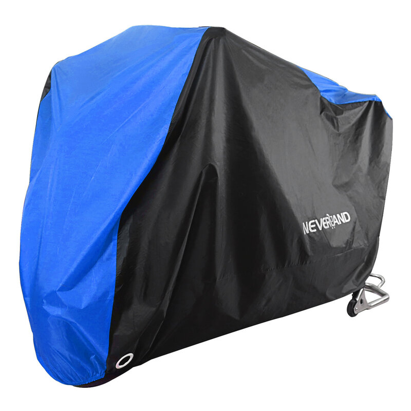 أسود أزرق تصميم مقاوم للماء دراجة نارية يغطي المحركات الغبار المطر الثلوج UV حامي غطاء داخلي في الهواء الطلق م L XL XXL XXXL D25