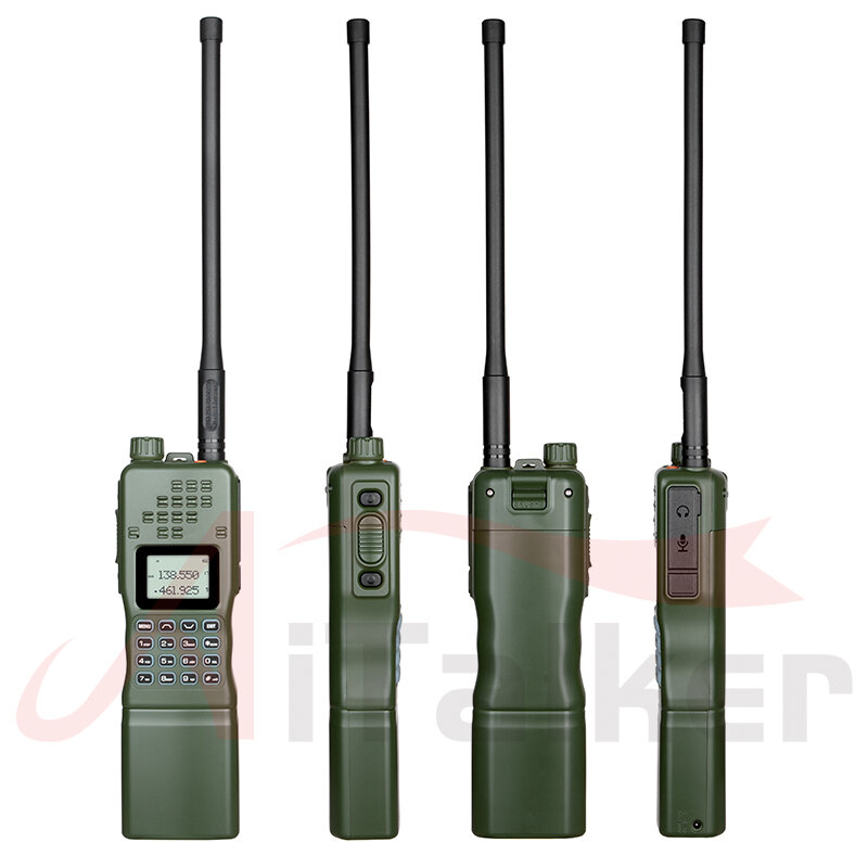 Baofeng AR-152 VHF/UHF هام راديو 15 واط قوية 12000 مللي أمبير بطارية المحمولة التكتيكية لعبة اسلكية تخاطب AN /PRC-152 اتجاهين الراديو