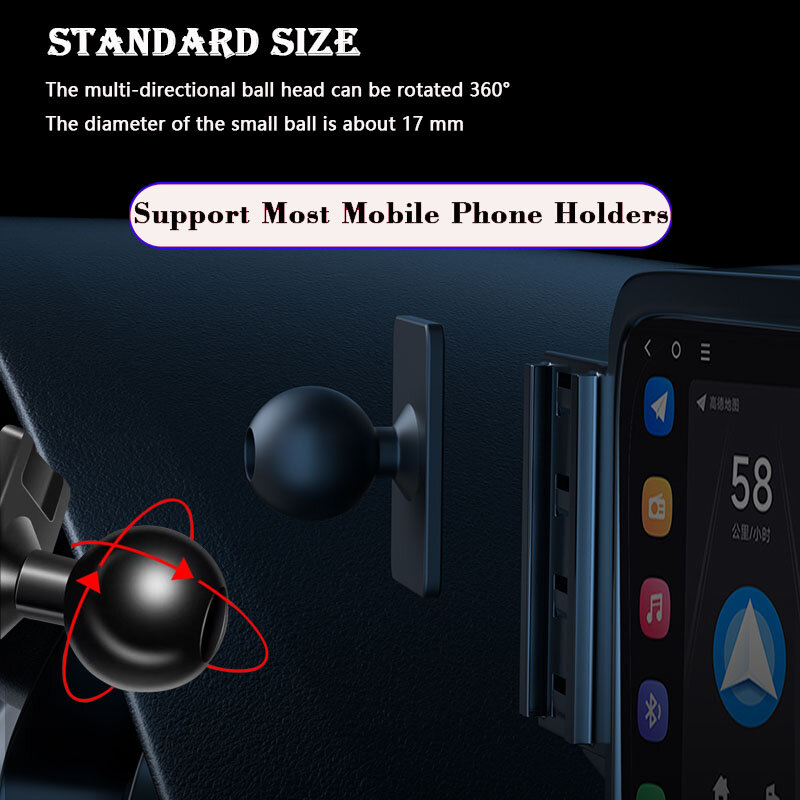 حامل هاتف سيارة لتويوتا RAV4 XA50 2019 ~ 2022 ، 8 "شاشة قوس المحمول ، غس الجاذبية ، 360 درجة الدورية حامل ، اكسسوارات السيارات