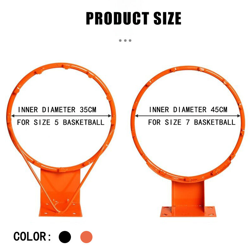 35 سنتيمتر لا اللكم كرة السلة ريم الاطفال Aldult داخلي وخارجي القياسية كرة السلة هوب سلة معلقة صافي معدات التدريب
