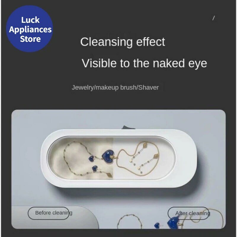 منظف صغير محمول مجوهرات نظارات الأقواس آلة تنظيف متعددة الوظائف حمام الاهتزاز الأنظف منتجات التنظيف المنزلي الساخن