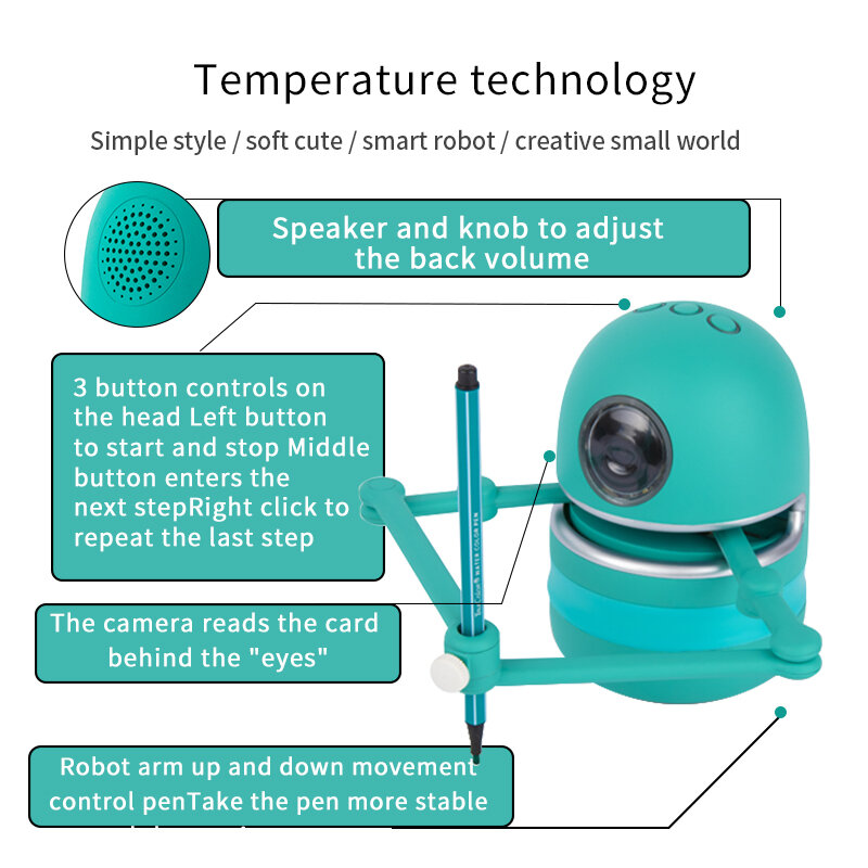 روبوت الرسم الساخن للأطفال ، ألعاب برنامج العلوم