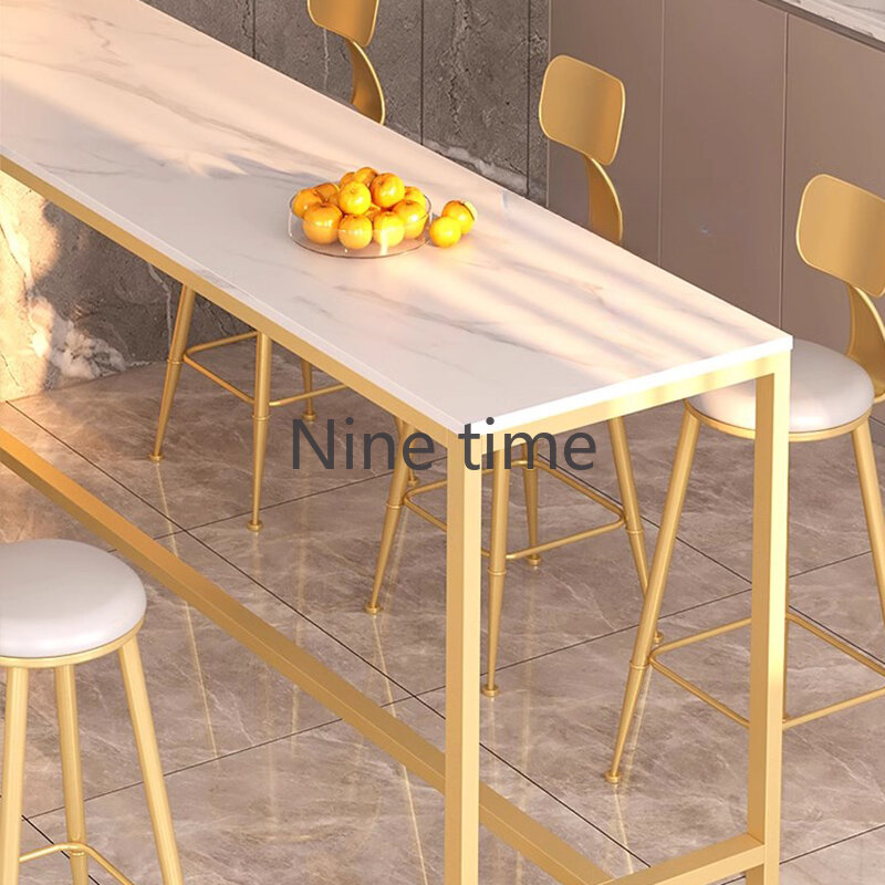 أثاث على طراز Tavoli Da Pranzo ، طاولات بار منزلية فاخرة ، مطبخ مرتفع بسيط لغرفة المعيشة ، سطح طاولة جمالية الأمريكية
