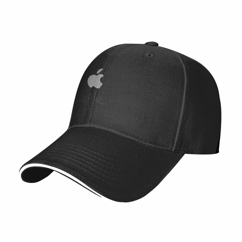 القيقب-قبعة بيسبول فاخرة للرجال والنساء ، ملابس الشارع السوداء ، التفاح