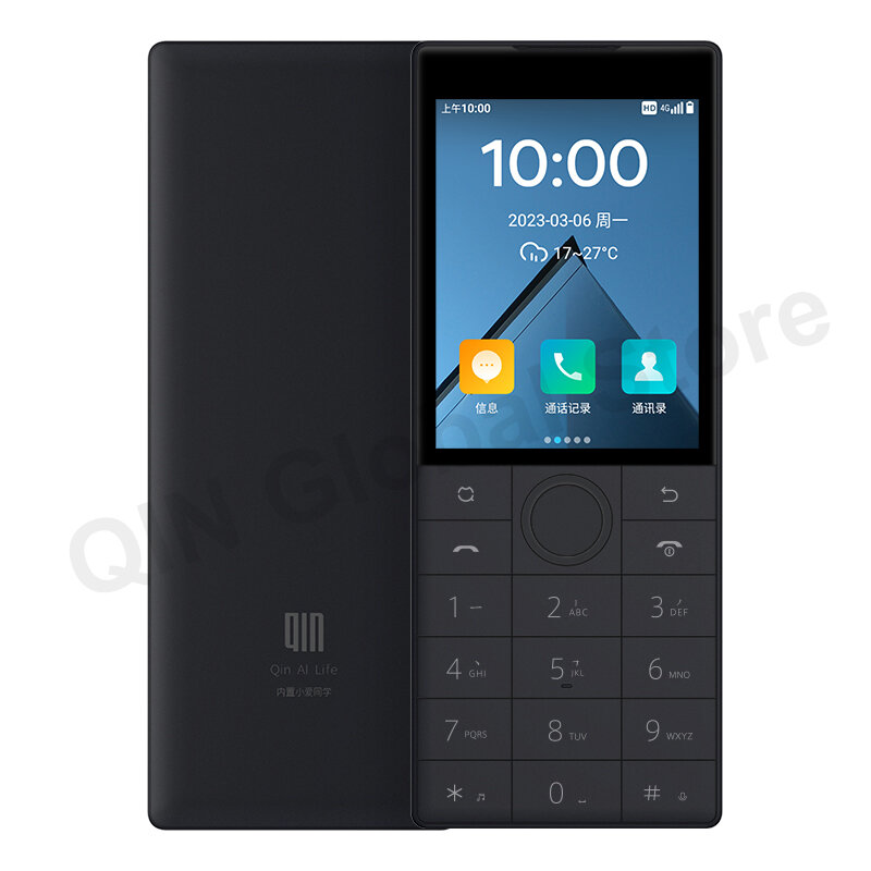 شاشة Qin F22 تعمل باللمس بدون كاميرا هاتف Wifi + 2.8 بوصة 2 جيجابايت 16 جيجابايت MTK6739 بلوتوث بطارية 1700 مللي أمبير/ساعة 480*640 Duoqin هاتف ذكي