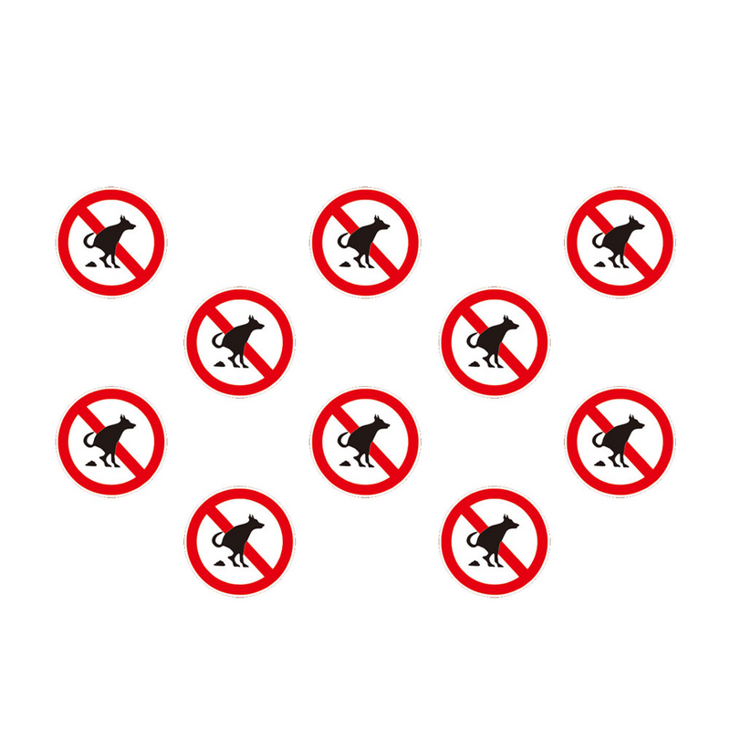ملصق علامة أنبوب للحيوانات الأليفة ، علامات تحذير ، حيوان أليف ، نفايات ، عشب ، نافذة ، مسموح بها ، سيارة ، كلب