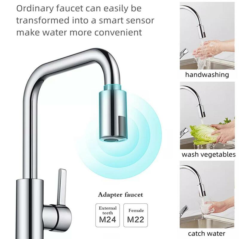 توفير المياه محس حركة صنبور ل بالوعة المطبخ ذكي Touchless صنبور محول للحمام عدم الاتصال الحنفيات No P3T1