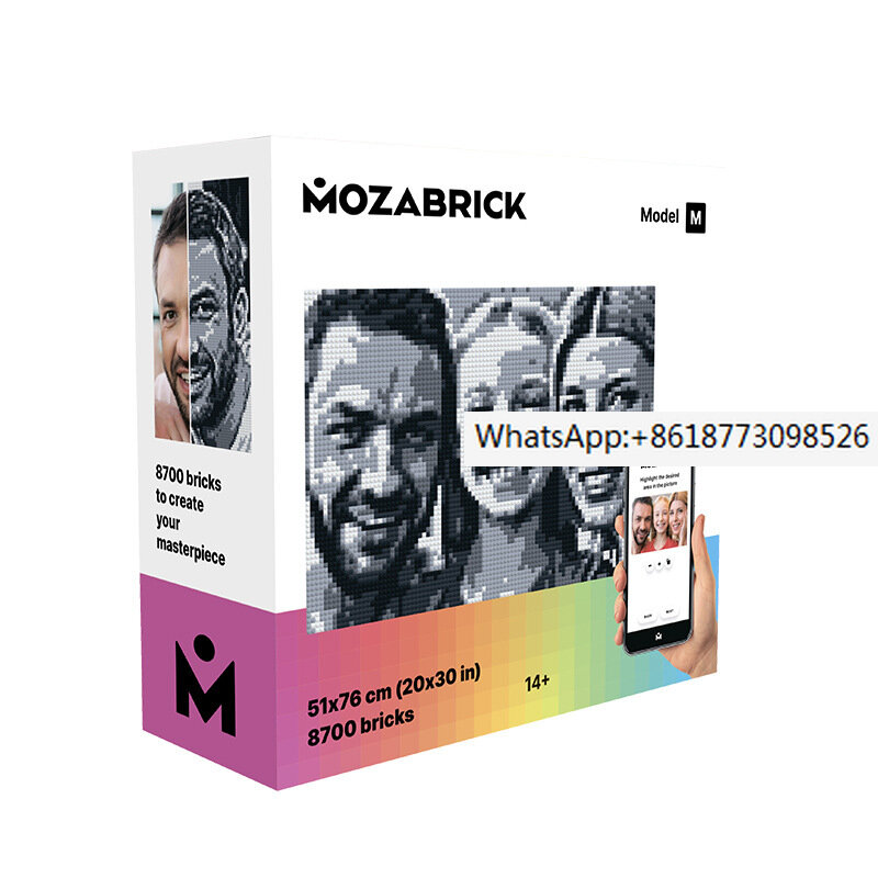 MOZABRICK-تجميع صور البكسل المجهرية الروسية ، ديكور الصور بنفسك ، صورة للزوجين ، هدية يدوية