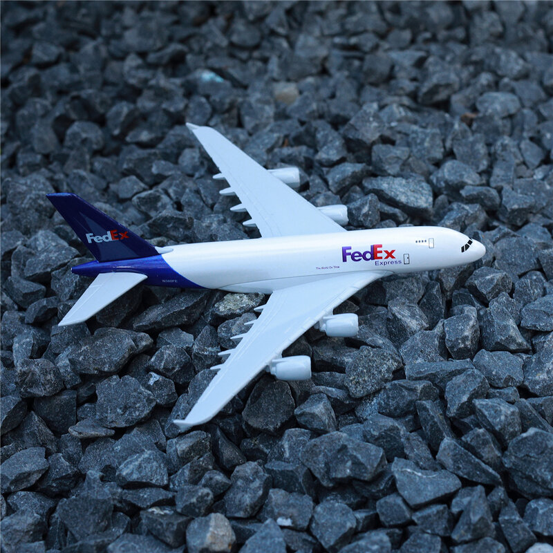Fedex-Airbus A380 شركات الطيران ، طراز الطائرة ، إضافة مثالية لأي دييكاست ، المجموعة ، 1: مقياس