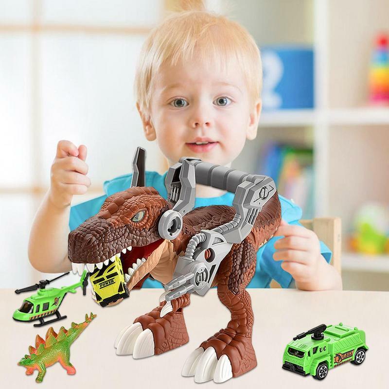 المشي ديناصور عمل أرقام للأطفال ، المشي ديناصور اللعب ، غرامة موتور اللعب ، يسلب بناء عدة ، هدايا عيد الميلاد