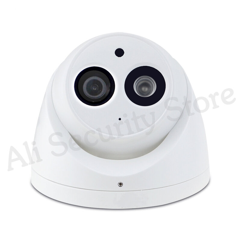 New 6MP HD POE Network Mini Dome IP Camera Metal Case Built-in MIC CCTV 30M IR Update from IPC-HDW4433C-A