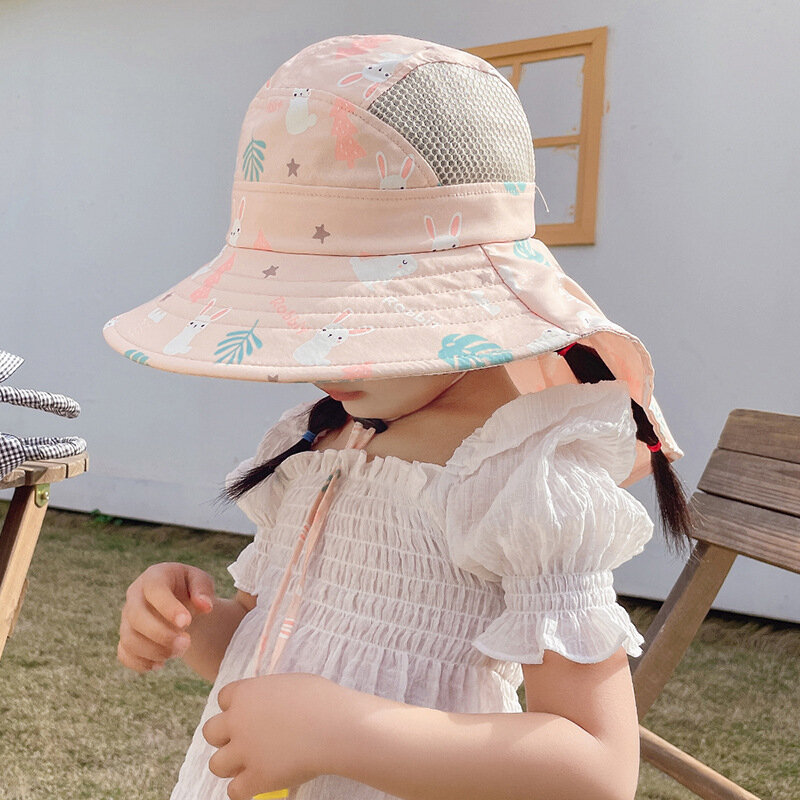 قبعة الشاطئ للأطفال الصيف الطفل دلو قبعة واسعة حافة الأشعة فوق البنفسجية حماية قبعة بنما في الهواء الطلق الصيف اكسسوارات الطفل لشاطئ الشمس قبعة