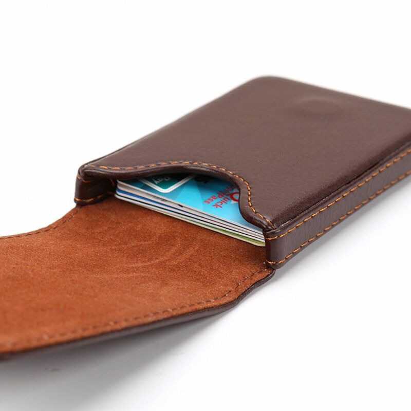 محفظة صغيرة من الجلد الصناعي للرجال ، مشبك نقدي ، محفظة عملات معدنية ، حامل بطاقة هوية ، حامل بطاقة عمل ، هدية نسائية ، موضة ، قصيرة