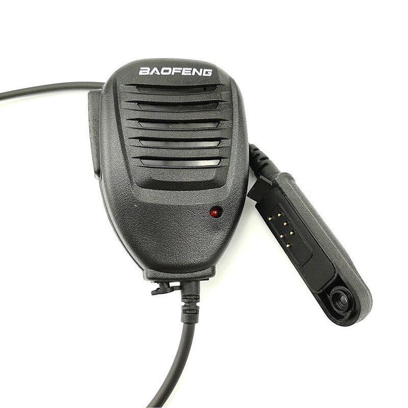 Baofeng-الأصلي PTT ميكروفون مكبر الصوت ، UV-9R زائد ، UV-XR ، BF-9700 ، UV-S22 برو ، مقاوم للماء ، الكتف ، اسلكية تخاطب ، 10 قطعة