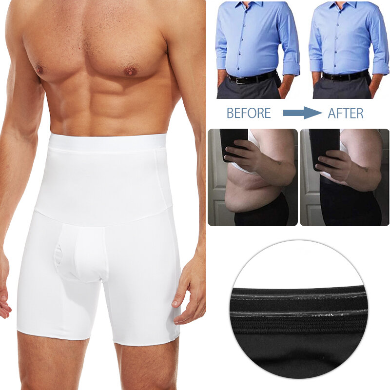 الرجال محدد شكل الجسم البطن التحكم ضغط السراويل البطن التخسيس ملابس داخلية البطن المخفض سراويل اللياقة البدنية الملاكم السراويل الملابس الداخلية