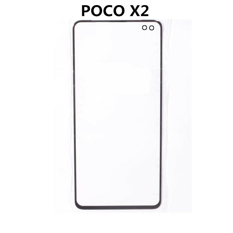 3 قطعة/الوحدة الشاشة الأمامية ل شاومي POCO F1 F2 برو X2 X3 NFC M2 M3 لوحة اللمس LCD عرض خارج الزجاج استبدال إصلاح أجزاء OCA