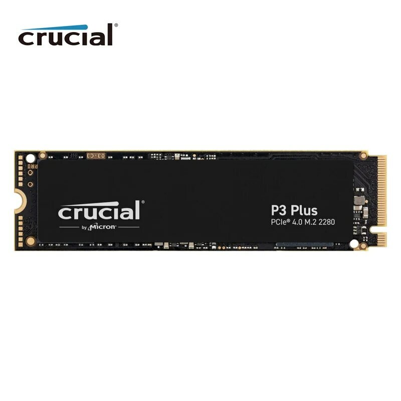 حاسمة P3 Plus 2 ، 1 من من من نوع GB PCIe Gen4 3D NVMe M.2 SSD ، حتى