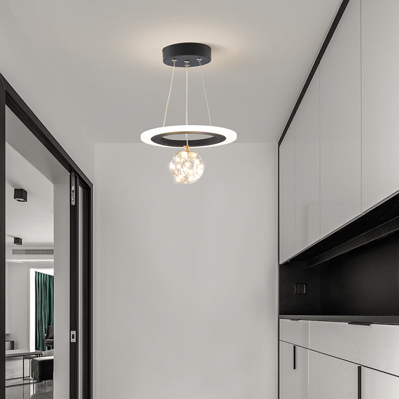 مصباح سقف LED للممر ، ثريا منزلية حديثة ، مصباح ممر لغرفة النوم ، المعيشة ، غرفة الطعام ، مصابيح داخلية