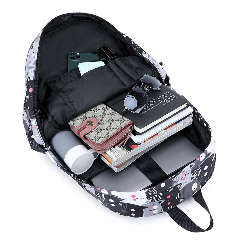 طقم حقائب ظهر للبنات ، حقائب مدرسية ، Bookbags ، daypack ، غير رسمي ، ابتدائي ، 3 قطعة