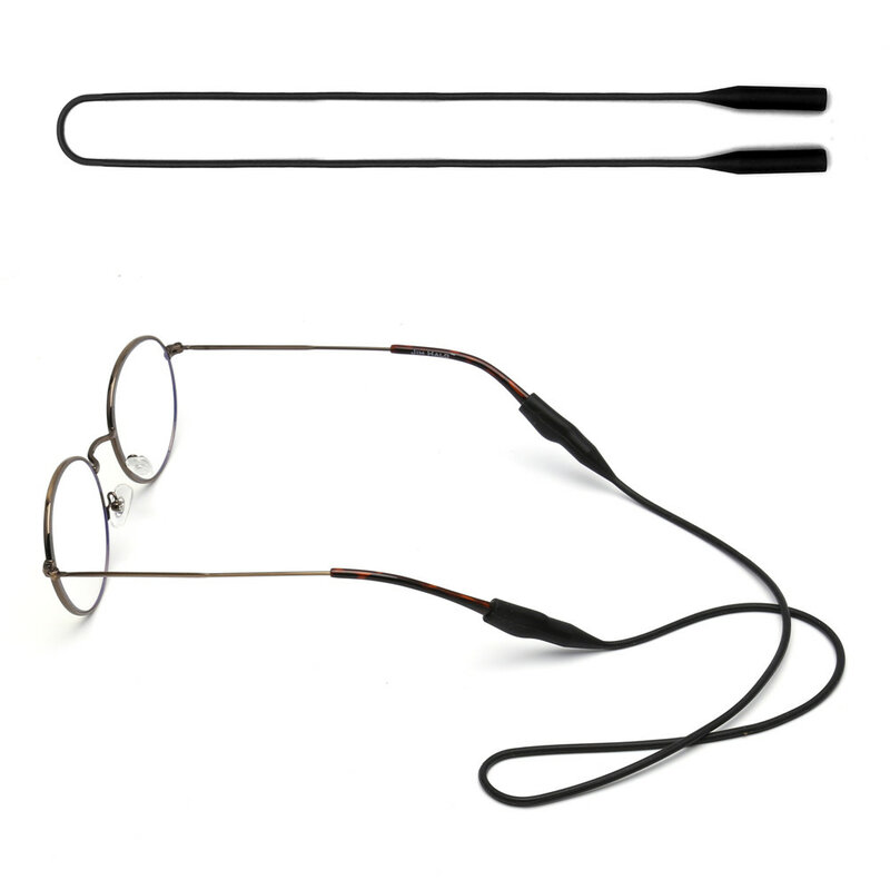 JM مطاطا سيليكون نظارات حزام حامل مقاوم للماء نظارات التجنيب ، الرياضة النظارات الشمسية سلسلة النساء الرجال الاطفال