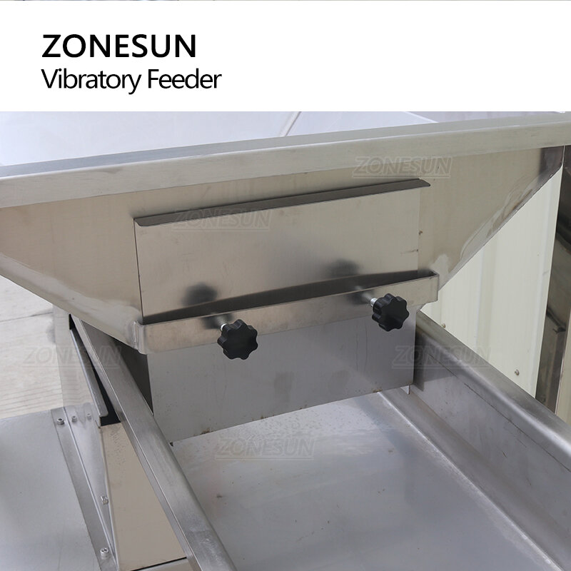 ZONESUN ZS-VF50 الحبيبية تهتز المغذية الكهرومغناطيسية التلقائي مسحوق الفول الجسيمات تصنيع خط الانتاج