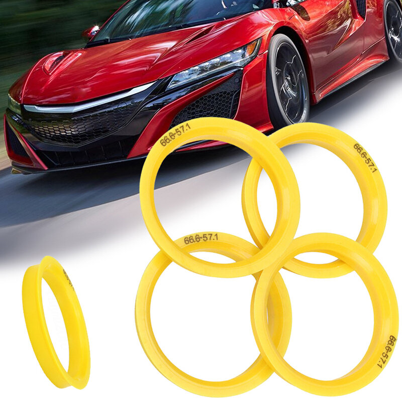السيارات سيارة البلاستيك عجلة محور خواتم مركزية ، مركز Hubrings تتحمل ، 73.1 إلى 57.1 ، 66.6 إلى 57.1 ، 4 قطعة لكل مجموعة