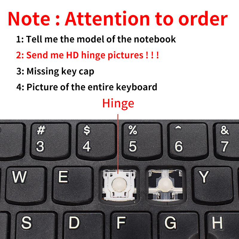 مفتاح تبديل لمفاتيح Lenovo IdeaPad ، مفصلات لوحة المفاتيح ، 100 إس-14ibr ، 300 إس-14 إيسك ، L2000 ،