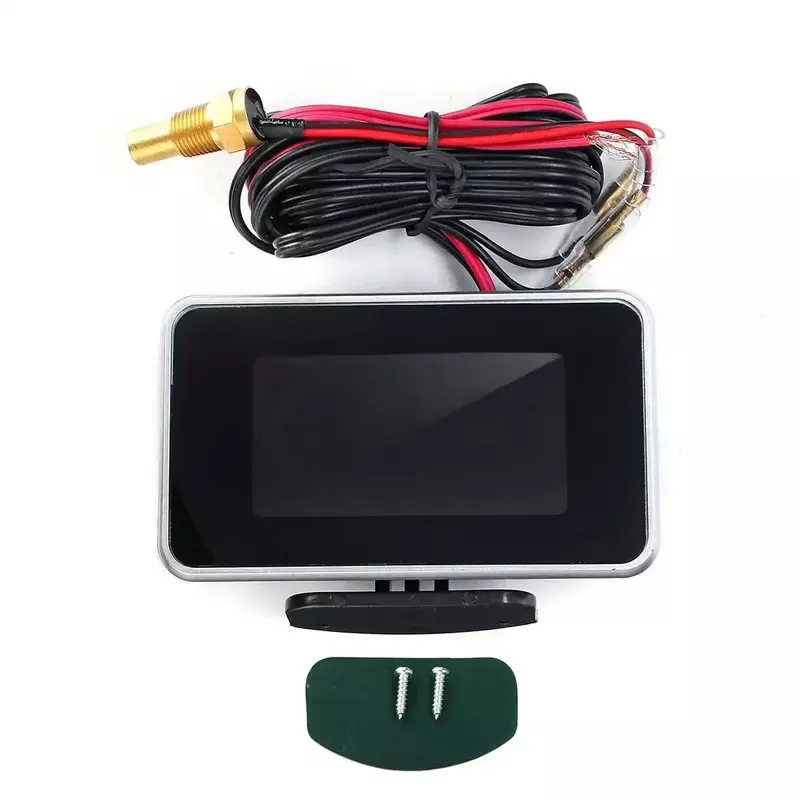 LCD سيارة قياس العرض الرقمي مع إنذار الجرس ، مقياس درجة الحرارة ، الجهد ، الضغط ، المياه ، M10 ، 12 فولت ، 24 فولت ، 2in 1