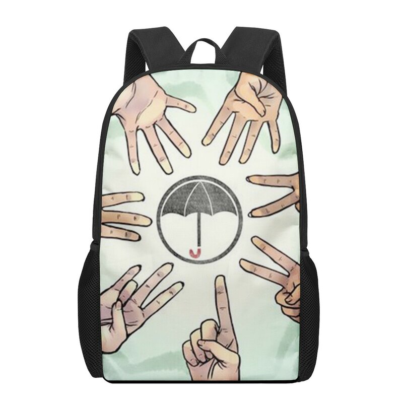 أكاديمية المظلة طباعة الطالب كتاب حقائب للأطفال بنين بنات حقيبة الظهر الأطفال حقيبة مدرسية Mochilas 16 بوصة Bookbags حقيبة
