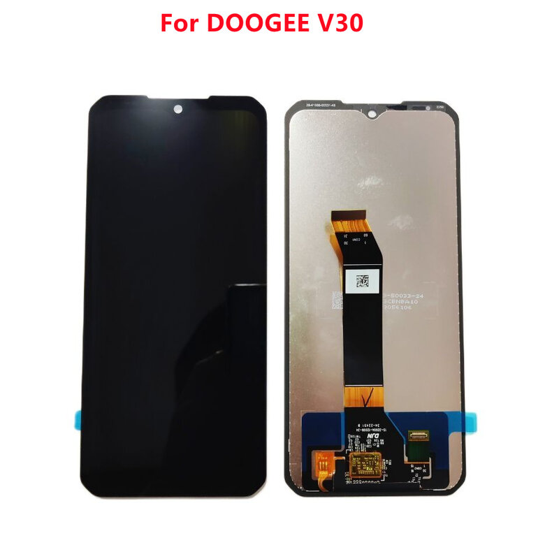 شاشة عرض LCD أصلية من DOOGEE V30 لعام 100% + مجموعة شاشة تعمل باللمس مع محول رقمي ملحقات بديلة للهاتف المحمول الذكي Doogee V30