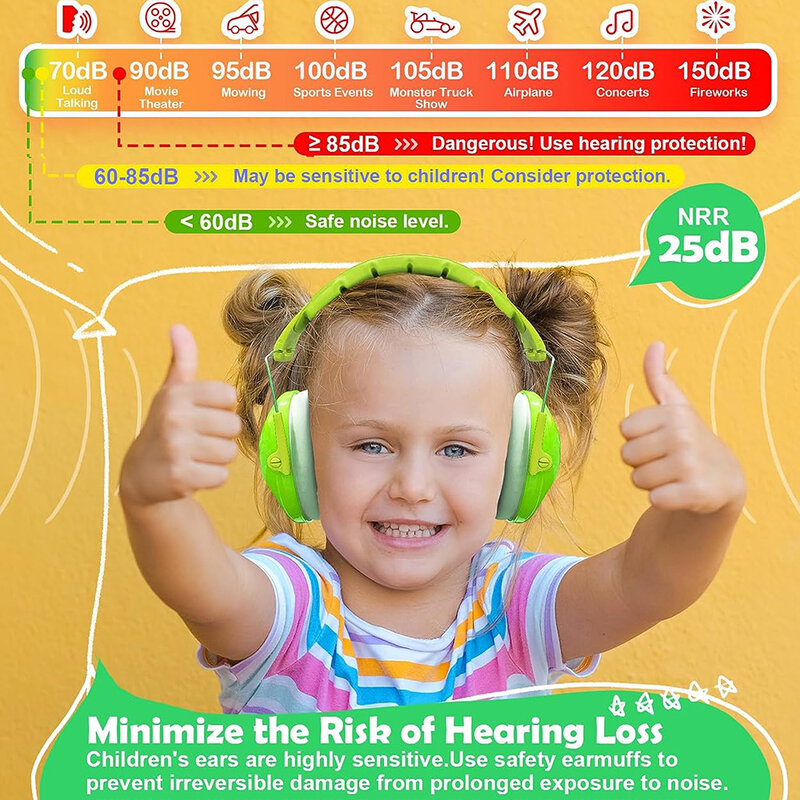 زوهان-حماية للأذن للأطفال والرضع ، حماية للأذن ، تقليل الضوضاء ، للتوحد ، للقراءة