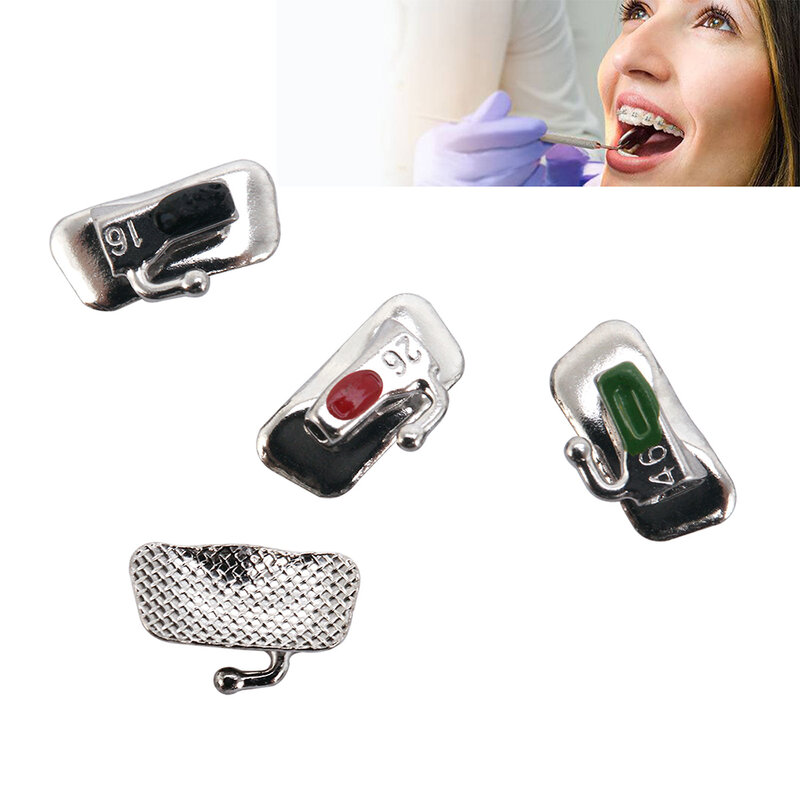 AZDENT الأسنان تقويم الأسنان الشدق أنابيب ، 1st المولي شبكة قاعدة ، غير قابلة للتحويل بونابل روث ، MBT 022 018 ، أنبوب واحد ، 5 حزم ، 20 قطعة