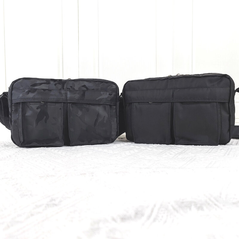 حقيبة كروس بودي متعددة الوظائف للرجال والنساء ، قماش كوري ، حقيبة كتف كاجوال ، حقيبة رسول بسيطة ، أزياء باد ، اليابان